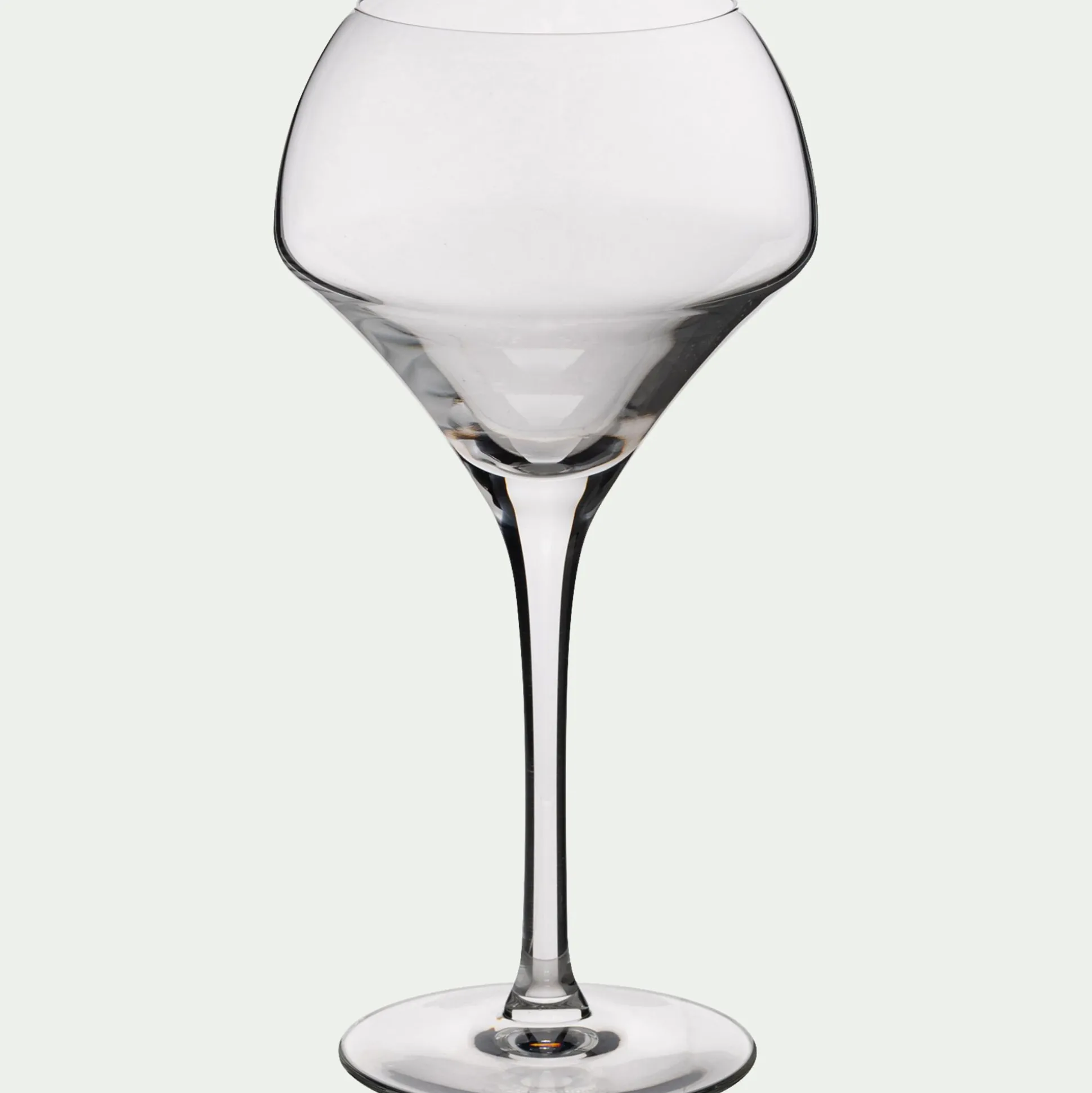 Lot de 6 verres à pied en cristallin 37cl - transparent