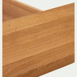 Lot de deux tiroirs de rangement en bois pour lit RENO - bois clair