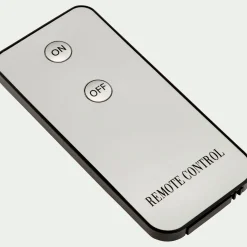 Lot de trois bougies à LED H26cm - blanc