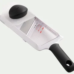 Mandoline à main en pvc et lame en inox - blanc