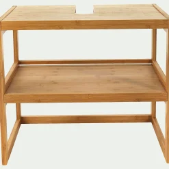 Meuble sous-vasque en bambou - L61cm