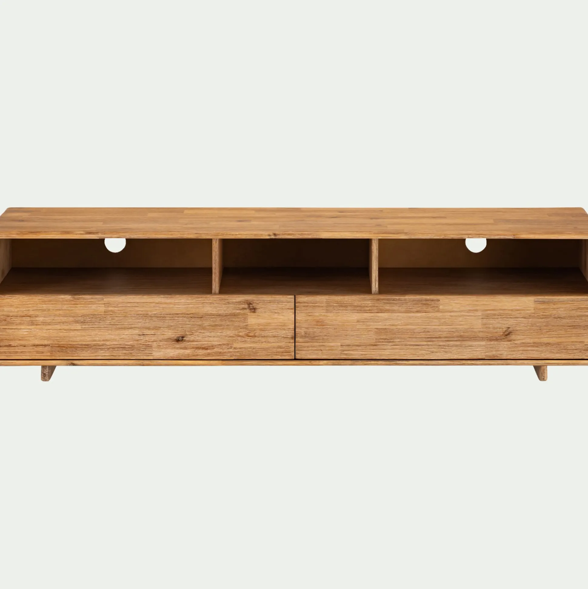 Meuble TV en acacia L170cm - bois clair