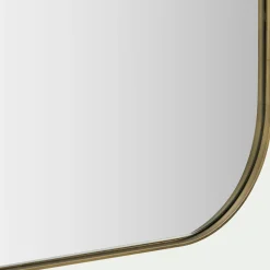 Miroir en aluminium 59x88cm - doré