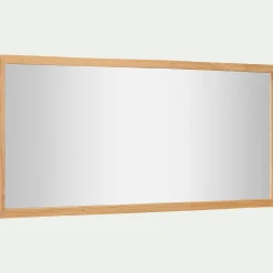 Miroir en bois de chêne - naturel 40x100cm
