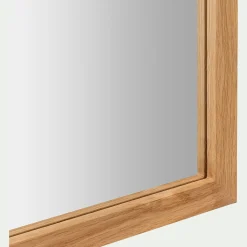 Miroir en bois de chêne - naturel 40x100cm