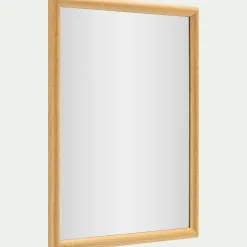 Miroir en bois de chêne 30x40cm - naturel