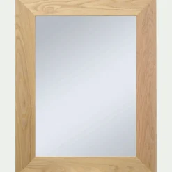 Miroir en chêne 89x69cm - naturel
