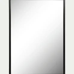 Miroir rectangulaire - noir 50x70cm