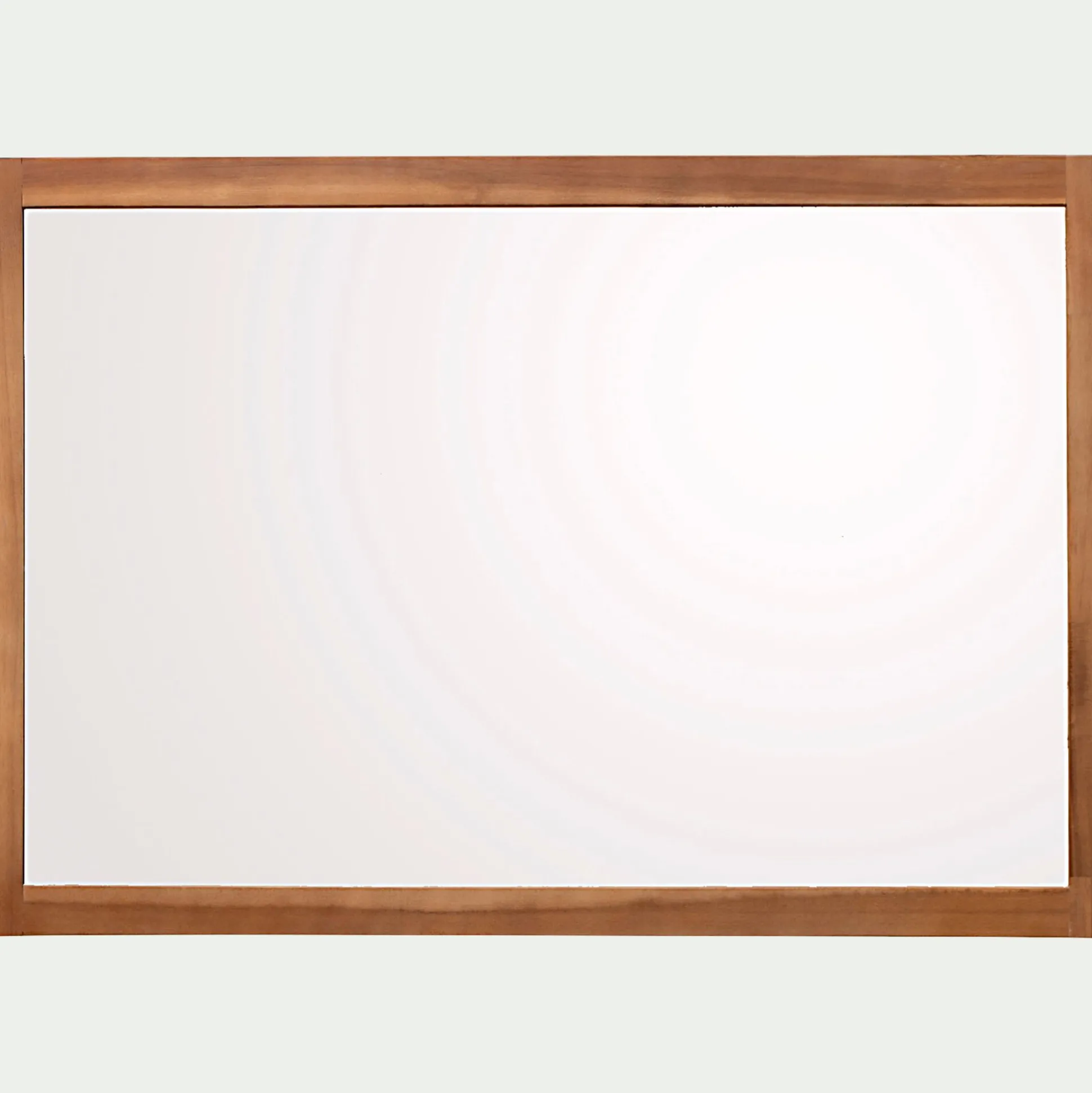 Miroir rectangulaire de salle de bain en acacia - 88cm