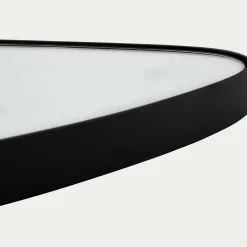 Miroir triangulaire - noir 42x62,5cm