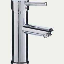 Mitigeur bas de lavabo en chrome H18,90cm - argenté