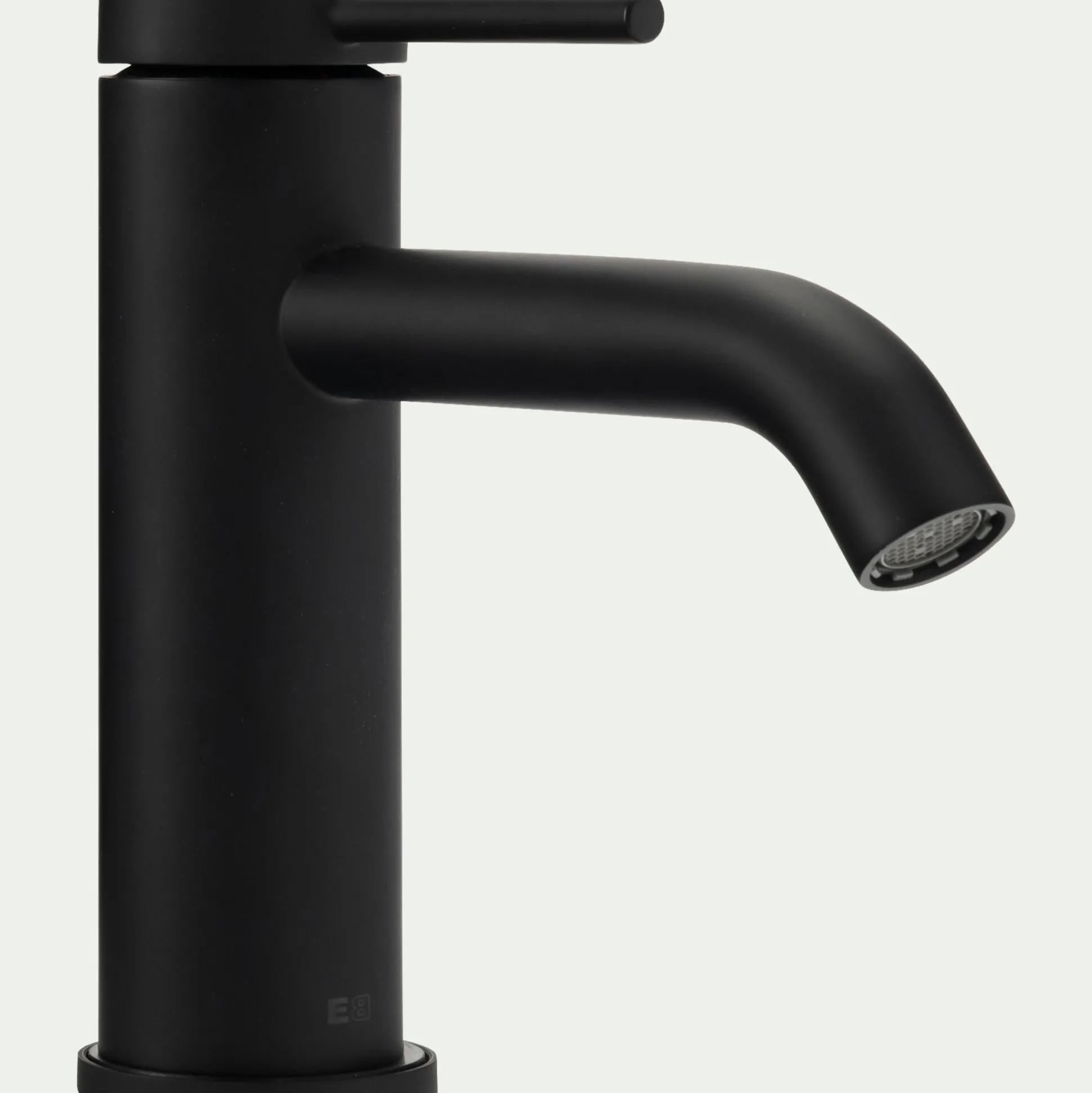 Mitigeur de lavabo en laiton - noir H14,6cm