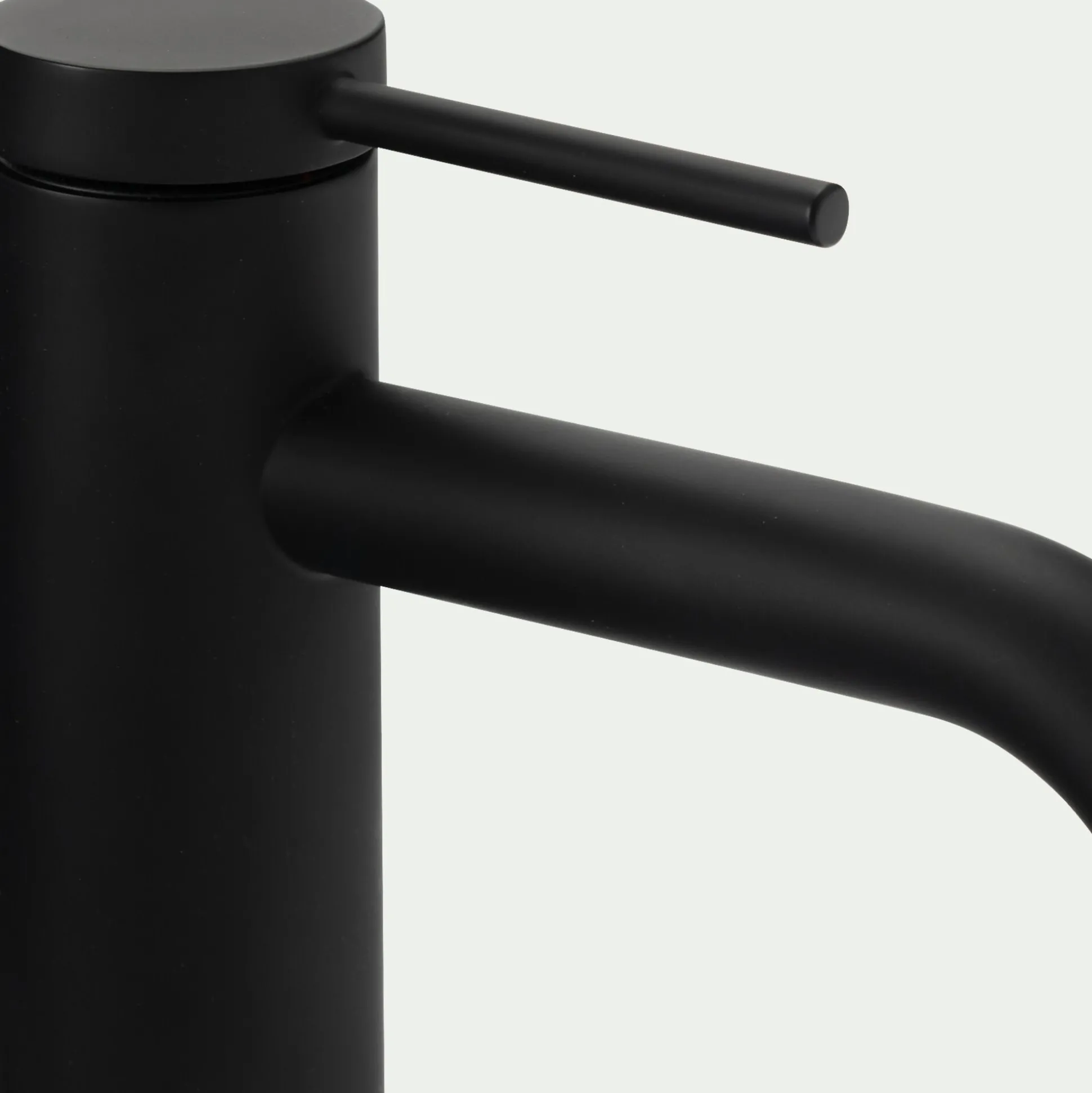 Mitigeur de lavabo en laiton - noir H14,6cm