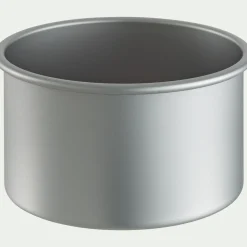 Moule à gâteau rond en aluminium D18xH10cm - argenté