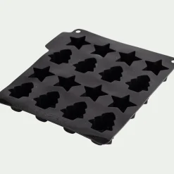 Moule sucette chocolat de Noël en silicone - noir