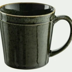 Mug avec anse en grès 50cl - vert