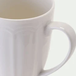 Mug en porcelaine 35cl - blanc