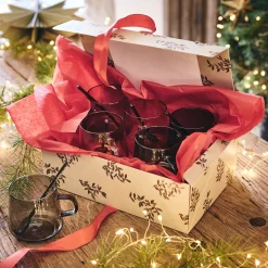 Mug en verre 42cl - vert agave