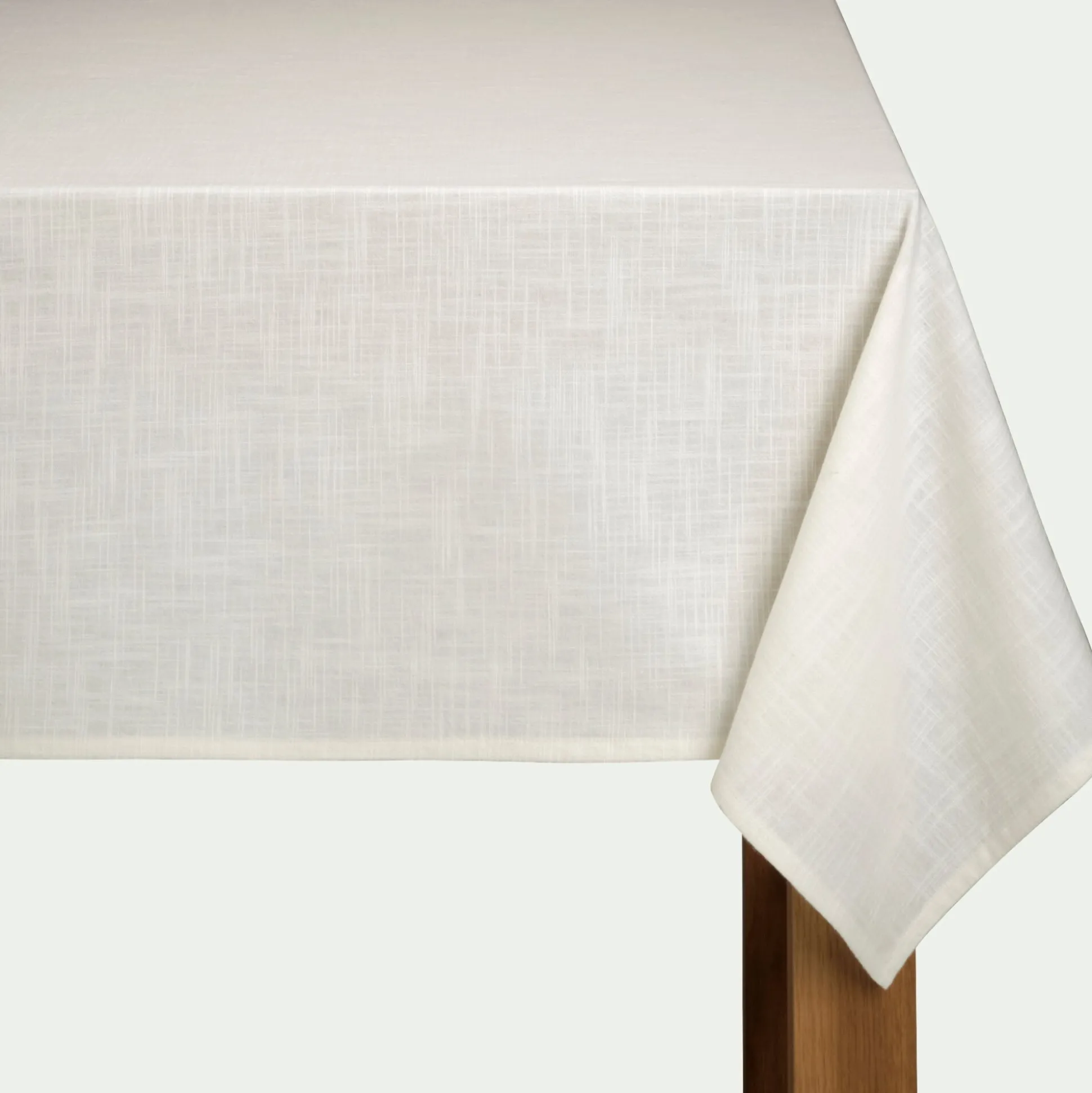 Nappe en coton 150x300cm - blanc écru