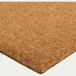 Paillasson en fibres de noix de coco et revers en vinyle - naturel 60x150cm