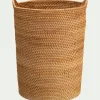 Panier à linge en rotin D40xH53cm - naturel