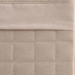 Panier de rangement cubique en tissu L30cm - beige