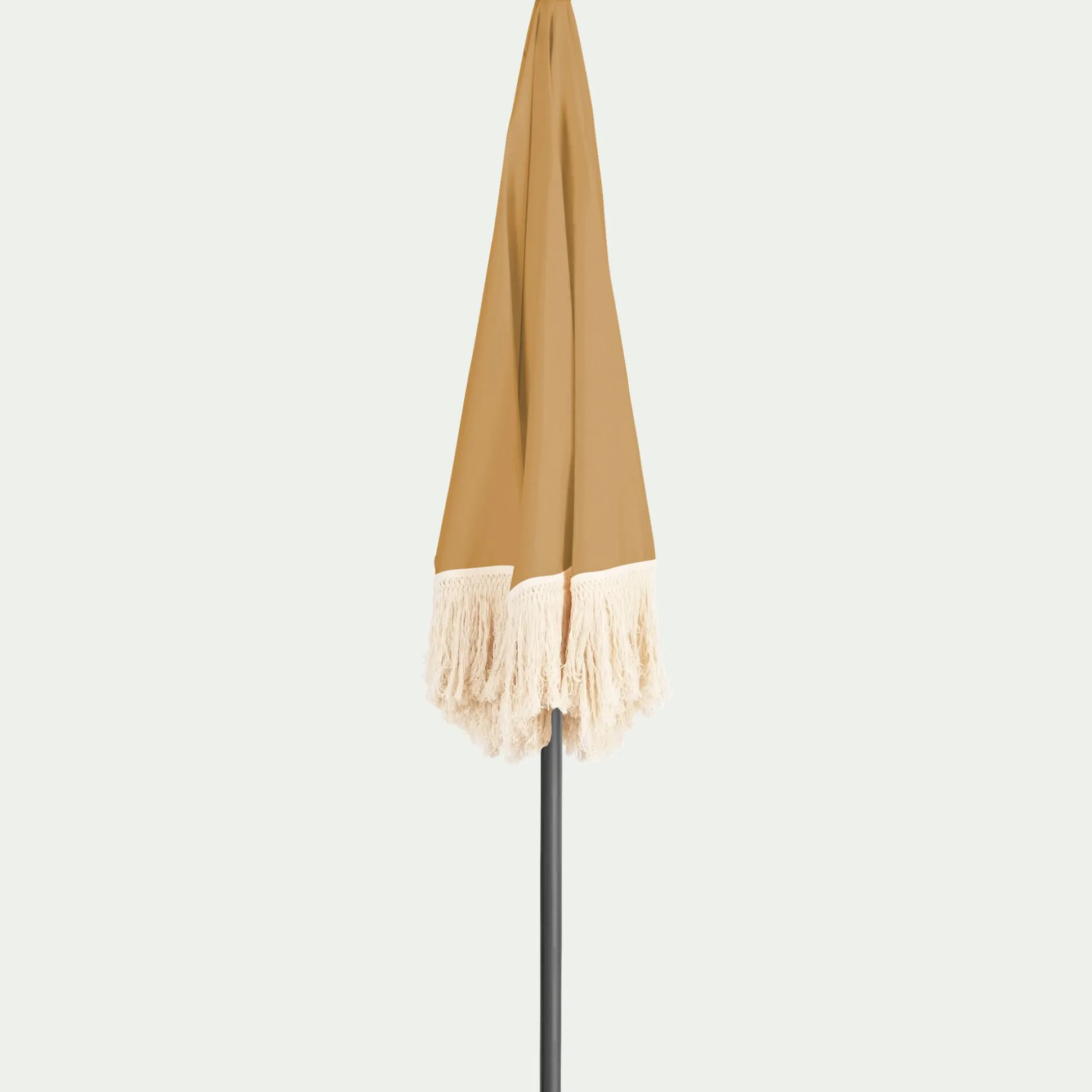 Parasol à franges D180cm - beige nèfle
