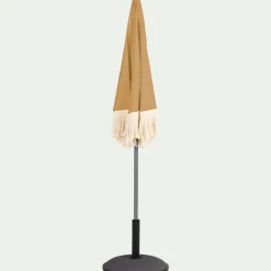 Parasol à franges D180cm - beige nèfle