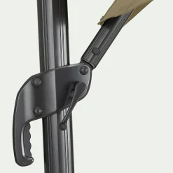 Parasol déporté en acier et tissu D300cm - vert