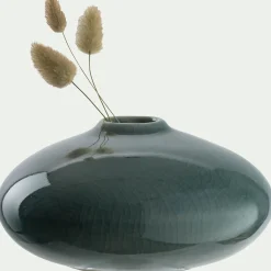 Petit vase en grès H6,5cm - bleu