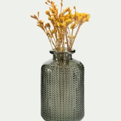 Petit vase en verre H10cm - vert