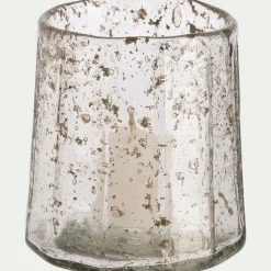 Photophore en verre H7cm - transparent