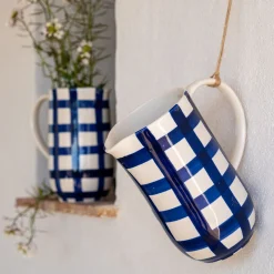 Pichet en grès 1L - bleu
