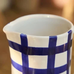 Pichet en grès 1L - bleu