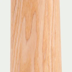 Pied de lampadaire en métal effet bois H157cm - bois clair