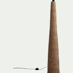 Pied de lampadaire en rotin H131cm - naturel