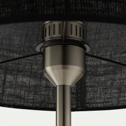 Pied de lampe à poser - gris argenté H37,2cm