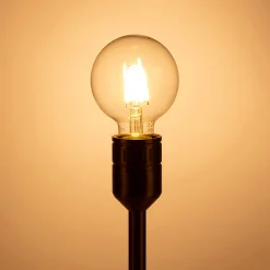 Pied de lampe à poser - noir H37,2cm