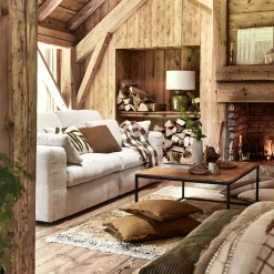 Pied de lampe électrifié en grès D28cm - vert