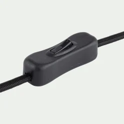 Pied de lampe électrifié en verre D34cm - vert