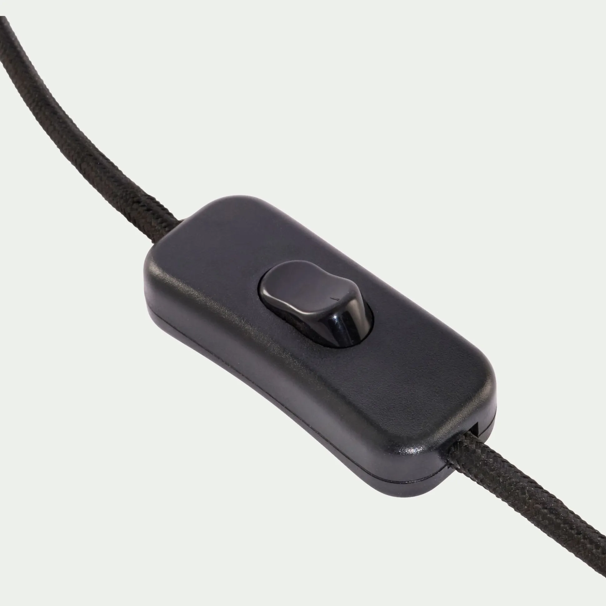 Pied de lampe électrifié en bois de manguier H40cm - marron foncé