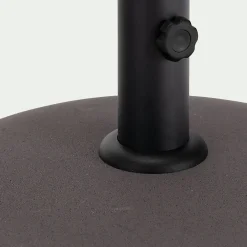 Pied de parasol en béton avec roulette 25kg - gris