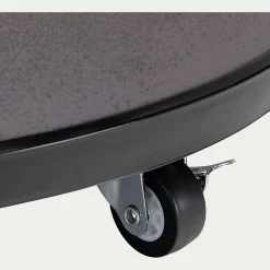Pied de parasol en béton avec roulette 25kg - gris