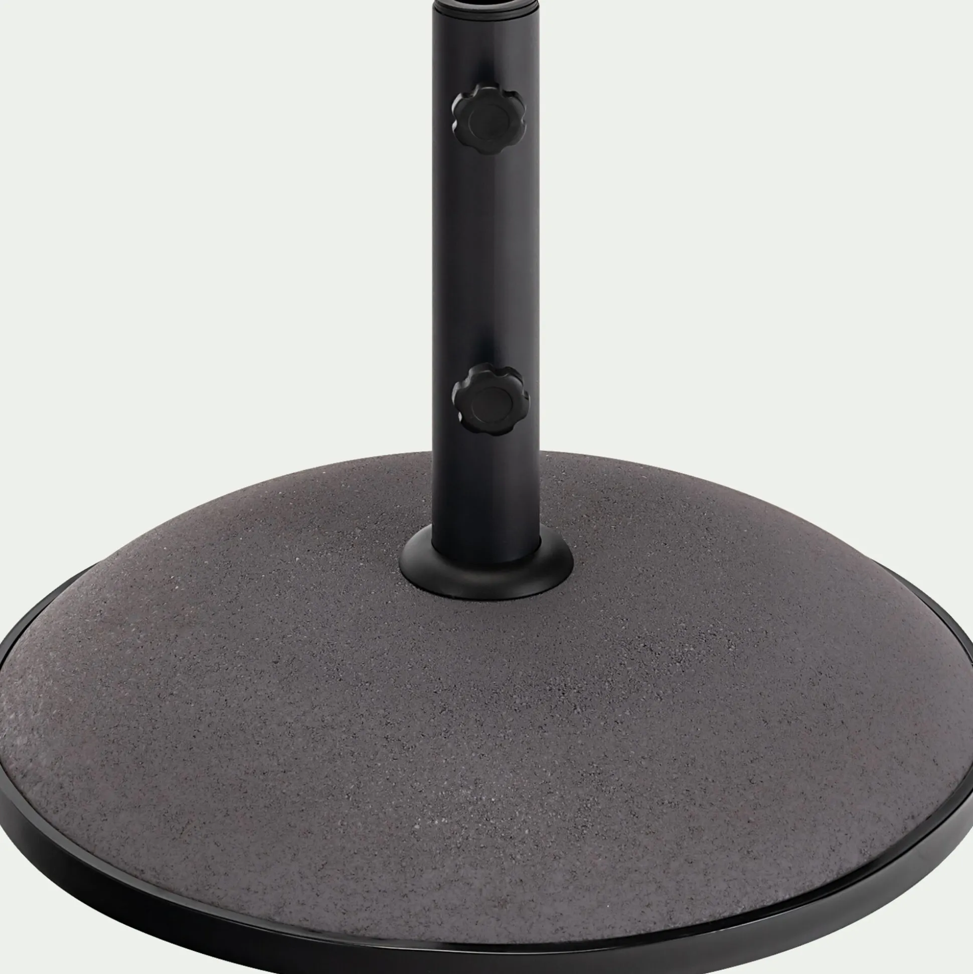 Pied de parasol en béton 20kg - gris restanque