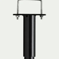 Pied de sommier central Noir - H20 à 32 cm