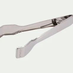 Pince à glaçons en inox - argenté