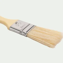 Pinceau pâtissier plat en soie naturelle