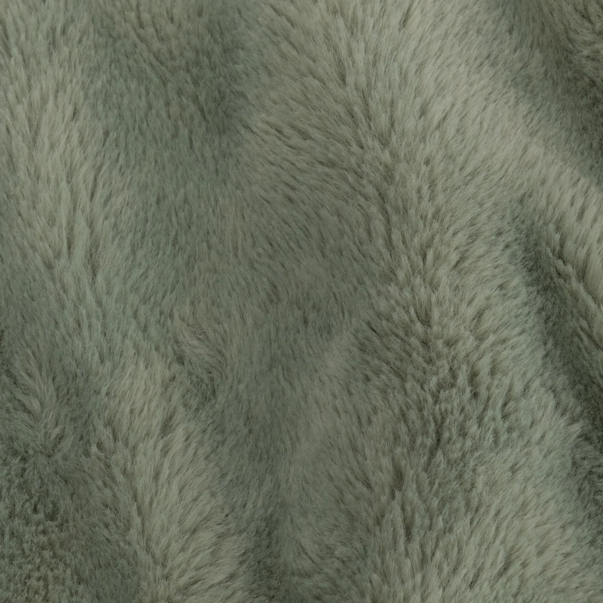 Plaid imitation fourrure 130x170cm - vert olivier