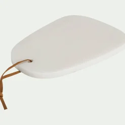 Planche à découper en marbre L30cm - blanc