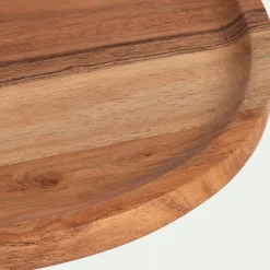 Planche à découper ronde en acacia D40cm